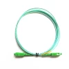 Factory customization SM SC APC to SC APC Aqua BLUE G657A2 LSZH 3.5M 4.5M fiber optic patch cord