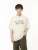 Import Factory customized mens Korean style personality fun cartoon letter T-shirt printing round neck top mens size from China