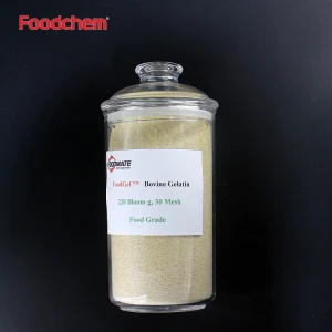 Factory direct green food edible gelatin powder