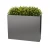 Import Factory direct sales light weight high strength waterproof durable rectangle fiberglass resin planter for outdoor from China
