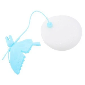 Factory direct sales silicone butterfly tea ball infuser for tea tool