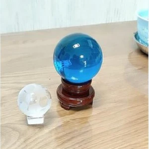 Factory direct selling natural turquoise quartz glass sphere crystal ball