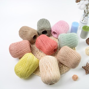 Factory directly price ready to ship nature 100%linen 6ply crochet hand knitting yarn