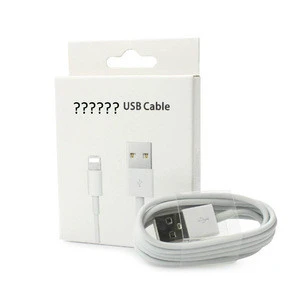factory hot sell promotion quality phone charger cable usb wire with package for iphone cable for apple 5 6 7 8 x