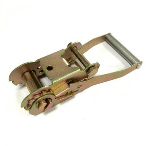 Factory Price Quick Release 2 inch Long Handle Double Security Lock Ratchet Belt Buckle