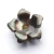 Import Factory prices high quality black mother of pearl carved flower shell natural flower shell accessories from China