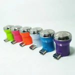 Factory sale creative portable 2 in 1 mini USB micro electric shaver with replacable blade