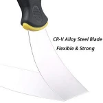 Factory Supply Different Various Sizes Plastic Handle Round Carbon Putty Knife Set, Plastic Putty Knife