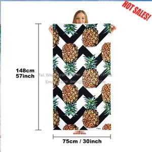 Factory Supply microfiber extra large beach towels emboss towel drying washcloth bath with great price
