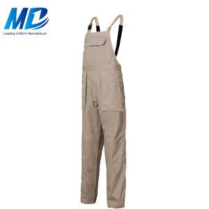 Factory Wholesale Custom Overalls Mens Cargo  Durable Bib Work Trousers  Pants