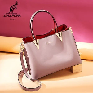 Fashion branded design vintage shoulder bag cow genuine leather ladies handbags for women