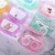 Import Fashion Design Transparent Plastic Contact Lenses Cases Creative Cute Contact Lenses Case For Travelling from China