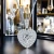 Import Fashion Luxury Moissanite Heart Pendant Stud Earrings And Necklace Fine Jewelry 925 Silver Women Jewelry Set from China