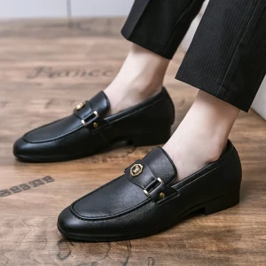 Fashion Mens Dress Shoes Wedding Shoes for Men Size 38-48 New  Men Slip-On Loafers
