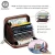 Import Fashion RFID leather credit holder case zipper card wallet card case with key chain from China