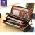Import Fashional Top Professional double zipper Cow Leather Clutch Bag For Men leather wallet from China