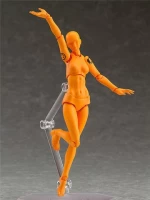 Figma 15th Anniversary Bright Orange Youth Edition 2.0 Boys Girls Body Movable Boxed Action Figure Toys