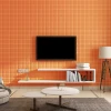 Fireproof and soundproof 3D PE foam wallpaper brick 33x33cm 3d wall tiles