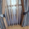 Flannelette Embroidered Shade Curtain Fabric Yarn Bedroom Curtain Fabric