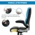 Import Flipup armchair upholstered soft seat folding armrests computer desk chair from China