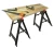 Import Folding wooden cutting stand sawhorse workbench from China