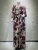 Import Foma Dresses AB032 turkey spring summer 2021 islamic women clothing red rose floral ruffle muslim maxi dress from China