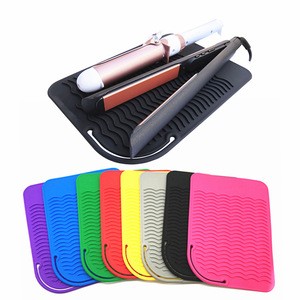 Food Grade Heat Resistant Silicone Mat For Curling Irons, Hair Straightener, Flat Irons and Hair Styling Tools