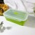 Import Food Grade Microwave Safe Silicone Collapsible Lunch Box Food Storage Container  BPA free from China