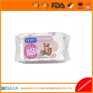 Food grade Organic Natural cheap cleaning baby wipes wet