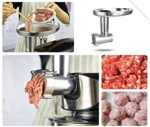 Food Processor Kitchen Machine Stand Mixer Classic 5 In 1 Accessories Head Steel Stainless Power