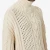 Import Foofar Turtleneck Dropped Shoulders Knitted Jumper Long Sleeves Chunky Knit Cable Knit Panels Women Sweater from China