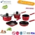 Import Forged Aluminum Cookware Fry Pan Set with Marble Ceramic Coating from China