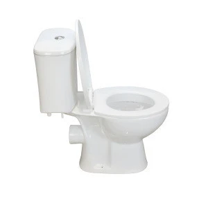 Foshan Two Piece Toilet Bowl NF201 P-trap Self-cleaning Glaze Washdown Cost-Effective Toilet