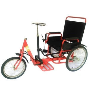 Free Shipping Wholesale B2B Manual Chainless push-pull tricycle for handicapped disabled tricycle