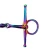 Import Full Cheek Horse Bit Multi Color Tack Equestrian Bits Rainbow Stainless Steel from Pakistan