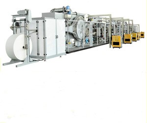 Full servo sanitary napkin Production Line Making Machine and panty liner packaging machine