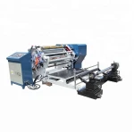 Fully automatic bopp tape slitting and rewinding machine