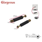 Furniture Hardware Fittings cam connector connector bolts hex nut 3 In 1 minifix fasteners