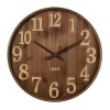 Fuzhou custom manufacture antique wooden wall clock