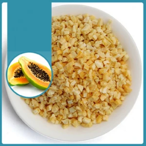 FYFD011F Health product 6*6*6mm FD fruit Freeze Dried papaya for sale