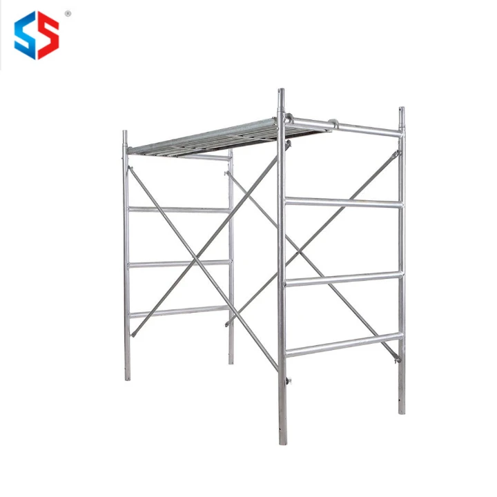galvanized scaffolding Door scaffold system china material walk through door frame construction for sale