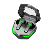 game black OEM super bass new design stock factory wireless headphones earbuds earphone