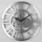 Gear Wall Clock Skeleton mechanical Clock Big Gear Wall Clock