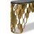 Import Geogeous Gold Luxury Console Table Modern Stainless Steel Console Table from China