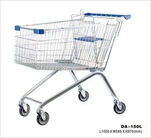 german supermarket trolley shopping carts 1030*585*975MM with 150L