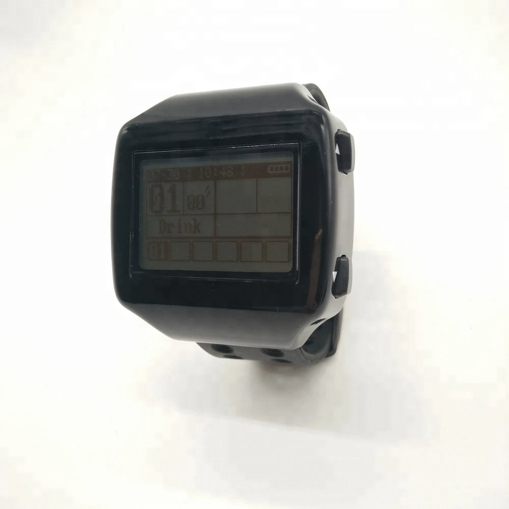 Getting Customers Calling Information Wrist Watch Pager for Waiters