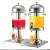 Import Gold color Buffet Simple Style Plastic Catering Soda Beverage 3 Tank Juice Drinking Dispenser from China