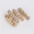 Import Gold plated hairgrips hair clip with crystals and pearls for girls from China