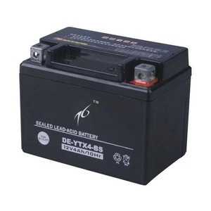Good price 12v motorcycle battery YTX4-BS