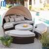Good quality poly rattan furniture wicker garden day bed